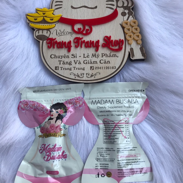 VIÊN UỐNG MADAM BUSABA ( cam kết chuẩn thái) | BigBuy360 - bigbuy360.vn