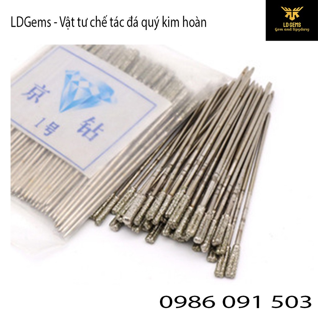 Mũi khoan bích ( MÃ B ) Cốt 2.35mm  chuyên dụng mài, chạm, khắc tượng ngọc, đá quý, đá thô, đá cảnh