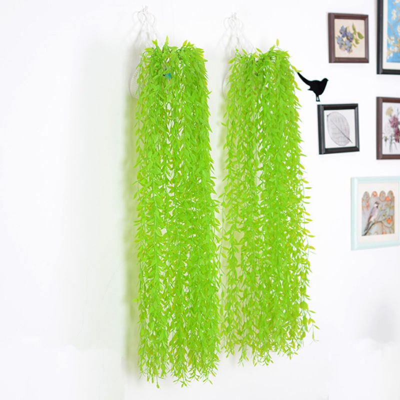 [ Artificial green plant flower rattan vine Decoration for Home Christmas  Party Wedding Birthday ]