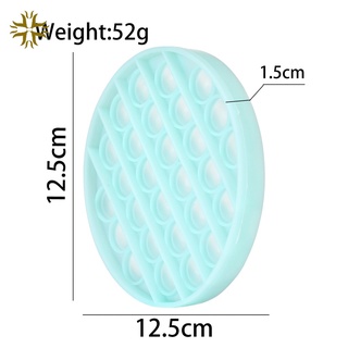 Night Glowing Push Pop Bubble Sensory Toy Fidget Simple Dimple Toy For Anxiety Stress JP3