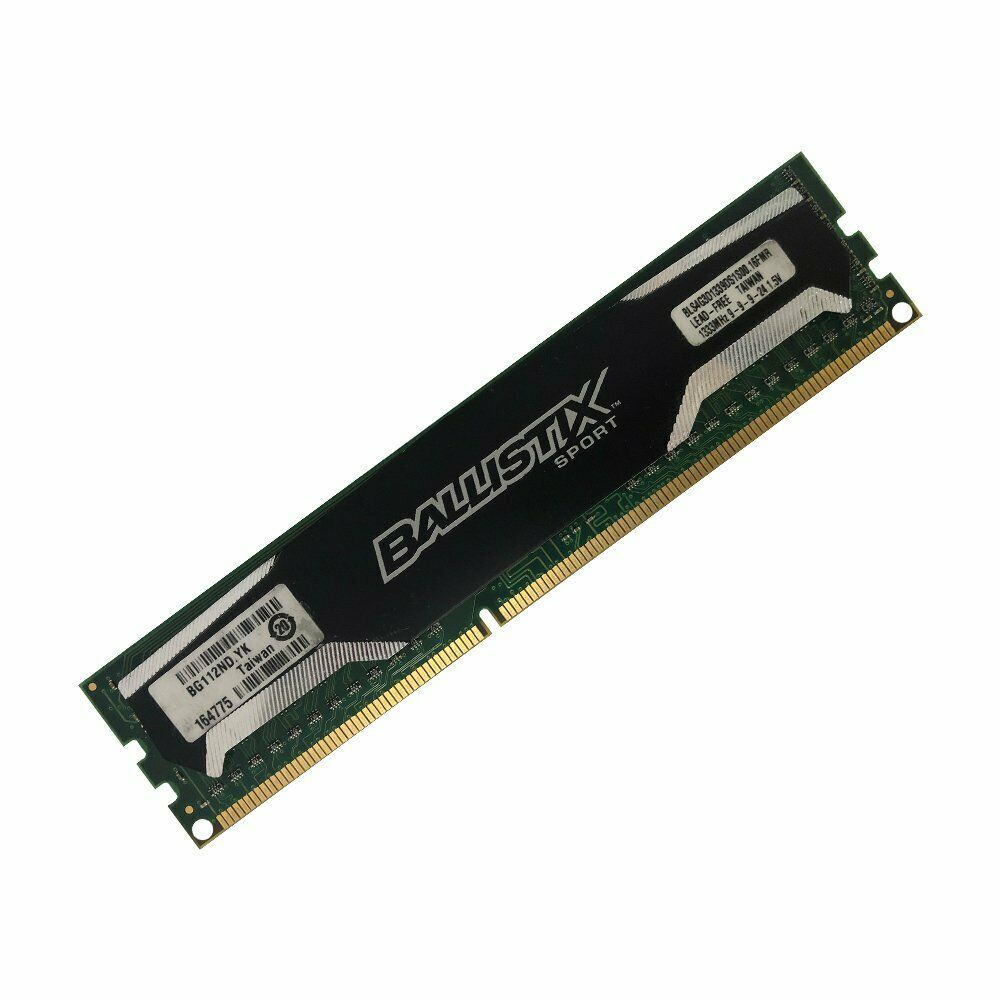 Thẻ Nhớ Ram Crucial Ballistix Sport 4gb Ddr3 Pc3-10600 1333mhz