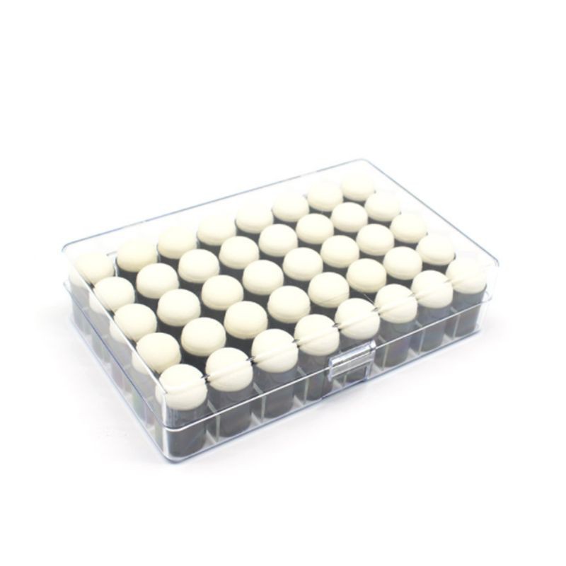 HO 40pcs Finger Sponge Daubers Painting Ink Pad Stamping Brush Craft Case Art Tool