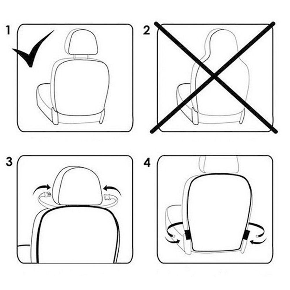 Vỏ Bọc Bảo Vệ Lưng Ghế Xe Hơi Chống Bẩn / Bẩn Tiện Dụng Cho Bé
