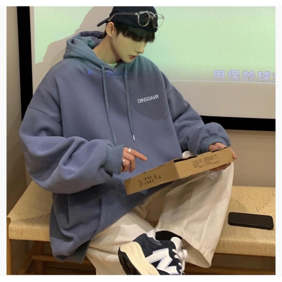 Áo Hoodie, Áo Khoác Nỉ Trơn Họa Tiết Đơn Giản Forrm Rộng Unisex Phong Cách Hàn Quốc Hot 2021