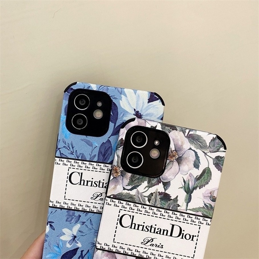 Ốp điện thoại TPU in hình hoa thời trang thích hợp cho iPhone 13 12 11 Pro Max Se 2020 Xr X 7 8 Plus
