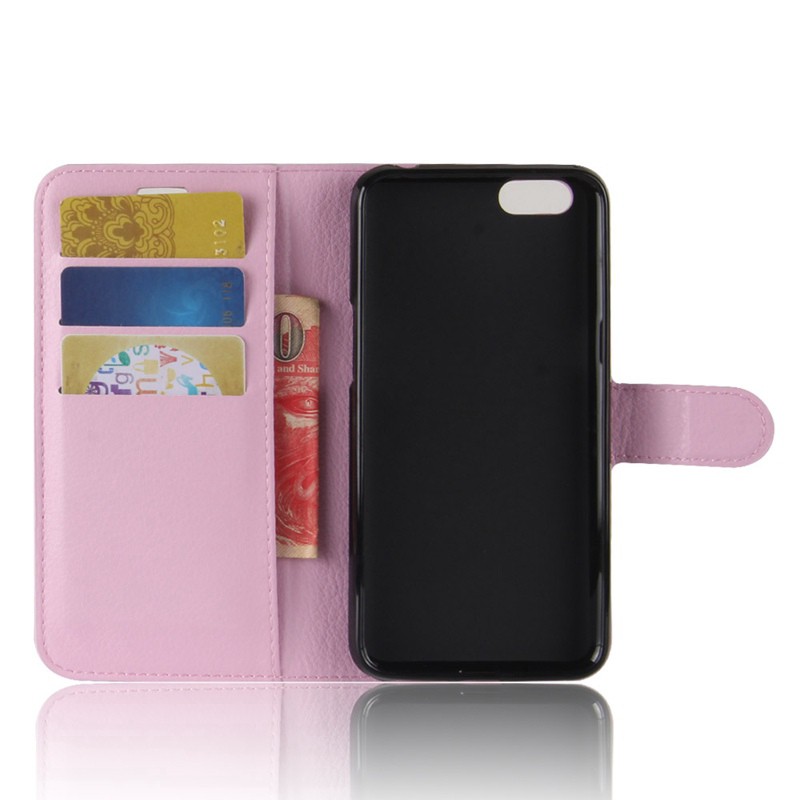 Bao da điện thoại có đế đỡ gấp và ngăn để thẻ cho Oppo A71 | BigBuy360 - bigbuy360.vn