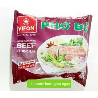 Phở bò vifon gói 65 gr, 9.2021