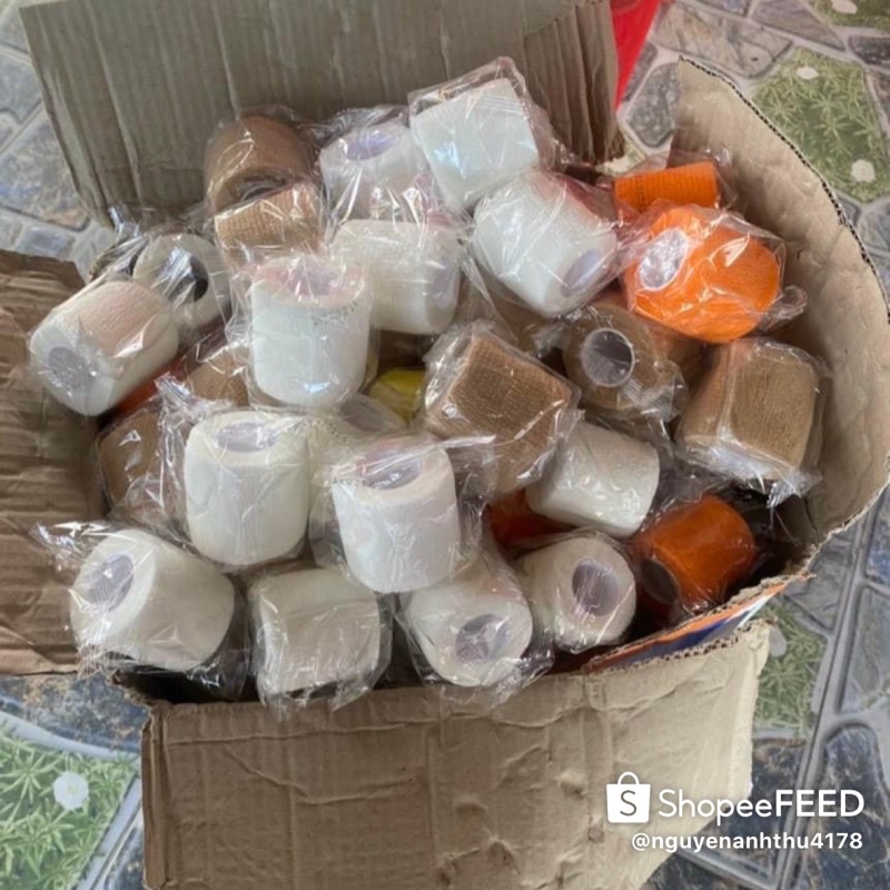 [DT SPORT] Băng Dán Cơ chất liệu vải Thể Thao Hỗ Trợ Chấn Thương Cơ Bắp Phụ Kiện Thể Thao