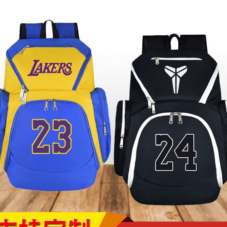 Ch-t lence ng cao Ba Lô Thể Thao Chống Thấm Nước In Hình Kobe James Wade Durant Cho Trẻ Em