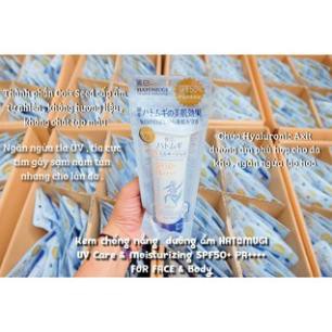 Kem Chống Nắng Hatomugi UV Care & Moisturizing SPF50+ PA++++ 80g Nhật Bản - MOCHI COSME | BigBuy360 - bigbuy360.vn