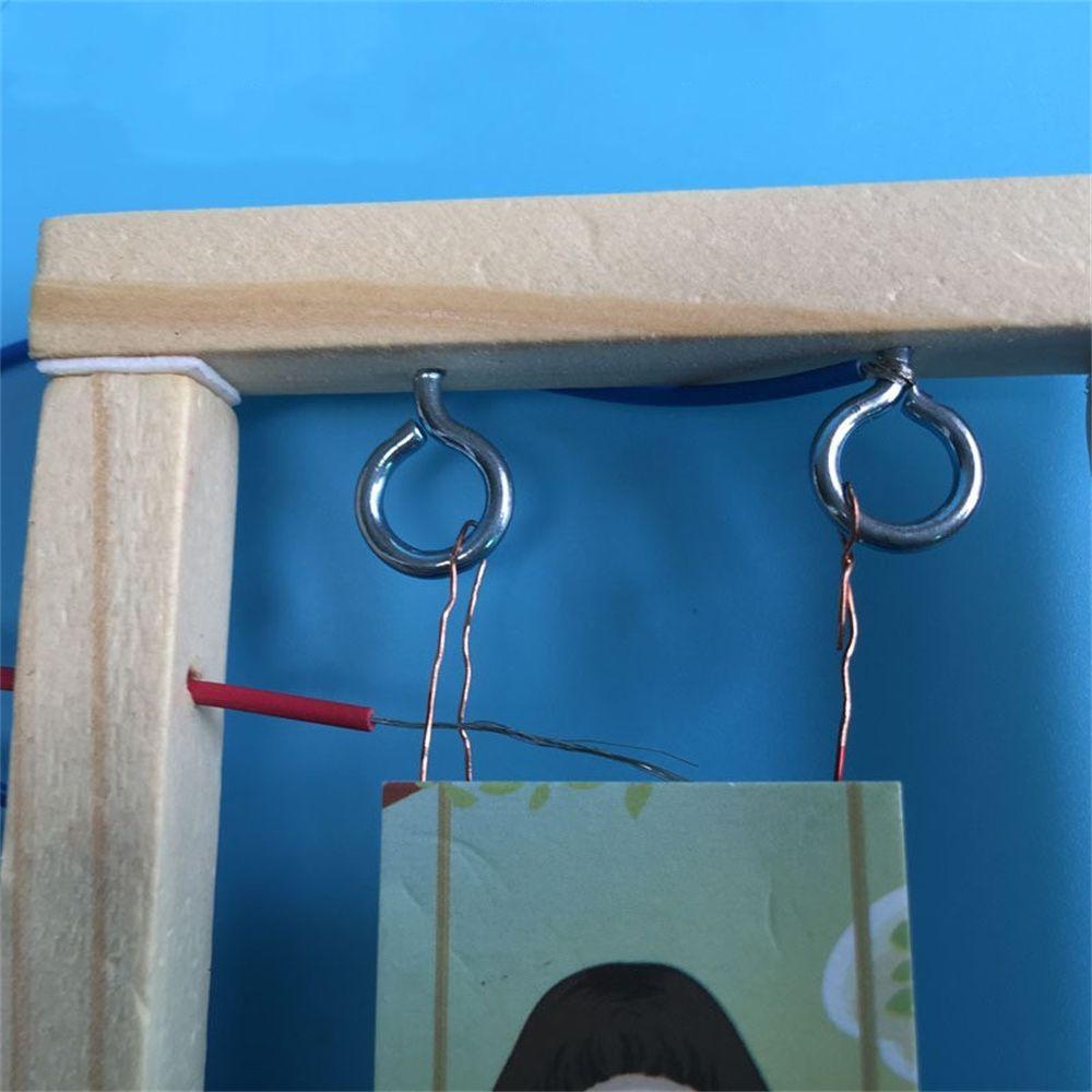 Bút Điện Từ Màu Cầu Vồng Bằng Gỗ Dùng Thí Nghiệm Khoa Học Cho Trẻ Em DIY