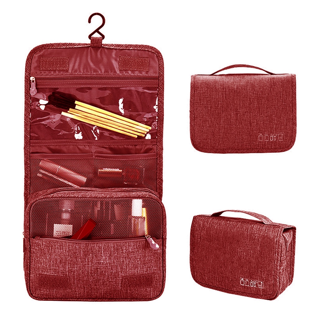 Folding hook Wash Bag Travel Storage Bag Toothbrush Lotion Makeup Tools Waterproof Organizer Handbag