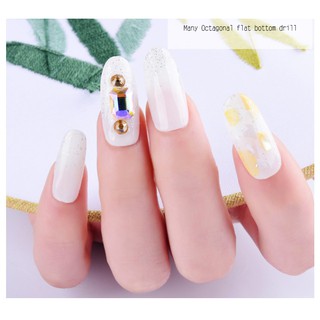 Charm nail ĐÁ KHỐI KIM CƯƠNG