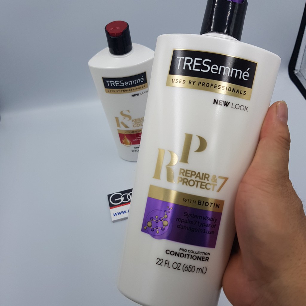 Dầu gội-xả Tresemme Keratin Smooth 5 in 1 650ml USA