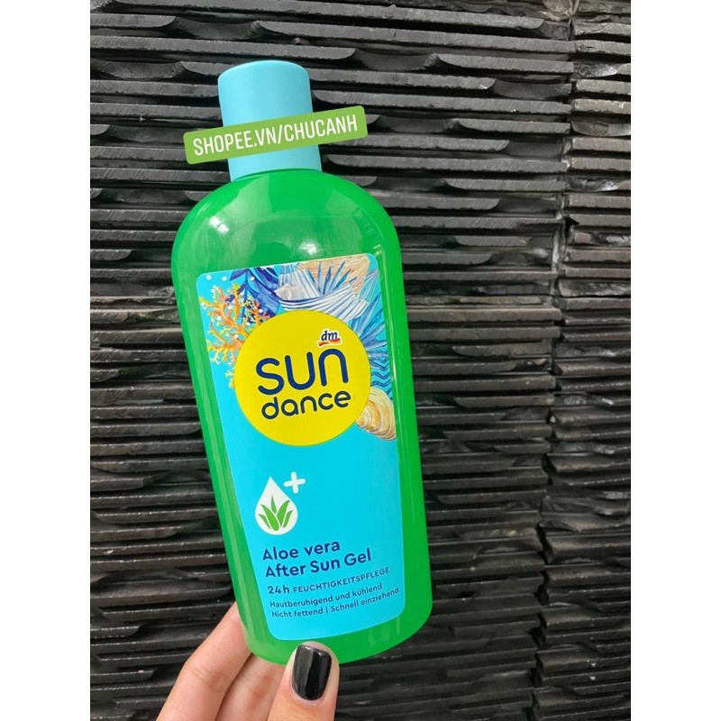 Lotion dưỡng da sau khi tanning - dạng gel Aloe vera After Sun Gel Sundance - 300ml