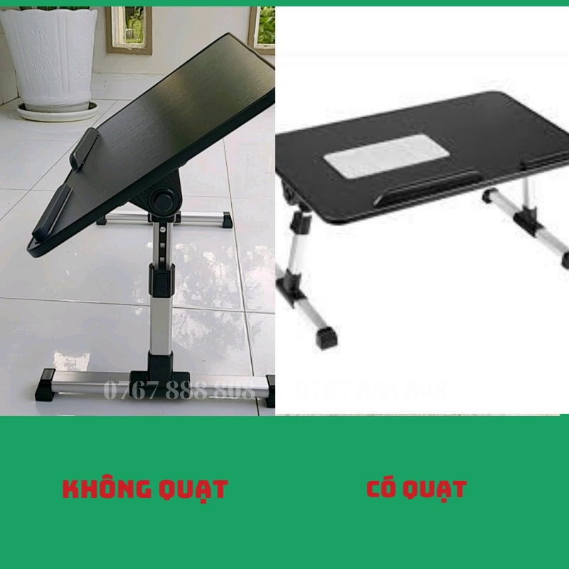 Bàn học laptop  bàn đọc sách gấp gọn 180 độ hàng loại 1 cao cấp