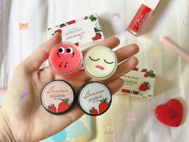 Combo dưỡng môi+tẩy da chết môi | BigBuy360 - bigbuy360.vn