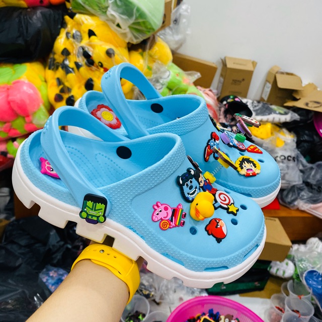 [ẢNH THẬT] Dép sục có logo kèm 12 stick + HỘP CHUẨN quai ngang thể thao nam nữ | BigBuy360 - bigbuy360.vn