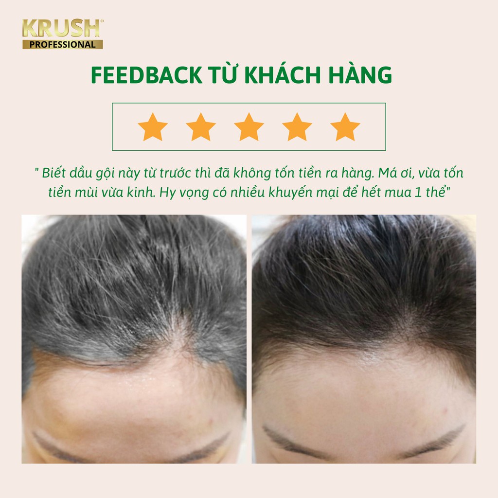 Dầu gội nhuộm tóc hữu cơ 🍀 Krush Anh Quốc 🍀
