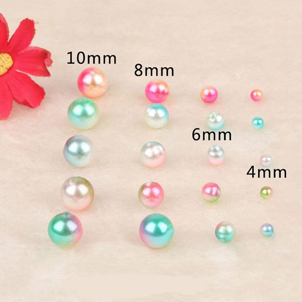 Set 250 Hạt Nhựa Nhiều Kích Cỡ Đính Móng Nghệ Thuật 4 / 6 / 8 / 10mm