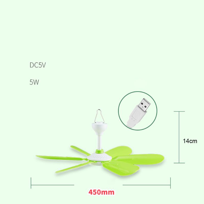 Quạt Trần 6 Cánh 3 Tốc Độ Kèm Điều Khiển Từ Xa Không Gây Tiếng Ồn Tiện Dụng Mang Theo Cắm Trại