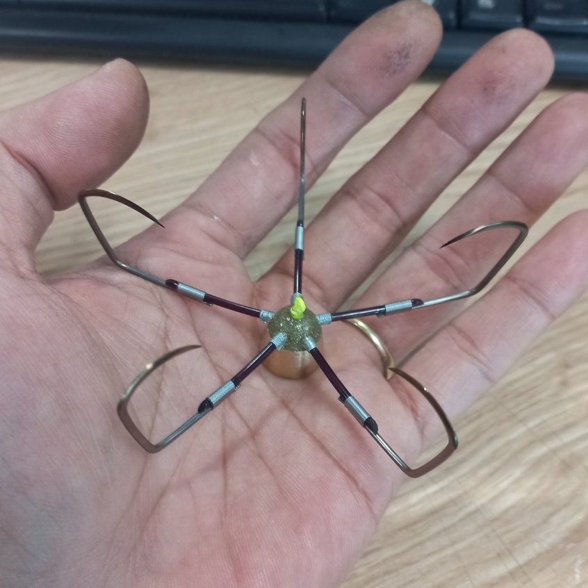 Lưỡi Câu Lục - Mua 5 tặng 1 - Ngũ Lưỡi Hái - (Thép dây đàn Piano T9A)