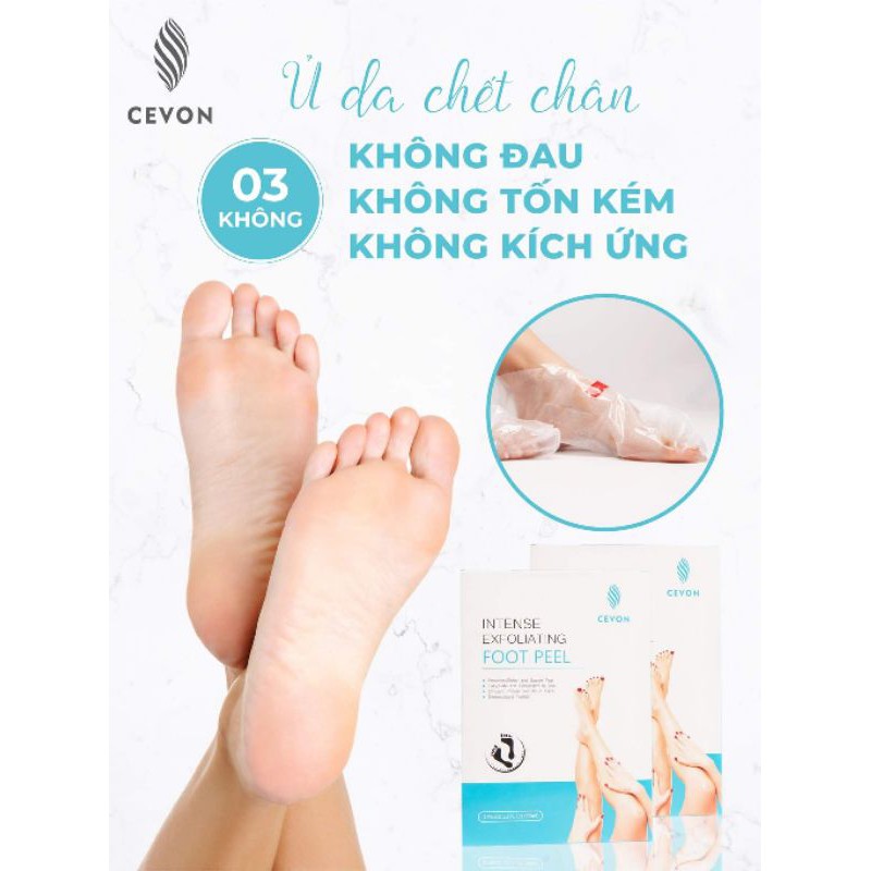 Mặt Nạ Ủ Da Chết Bàn Chân Foot Peel CEVON HÀN QUỐC,Hoa Hậu KỲ DUYÊN làm Đại Sứ