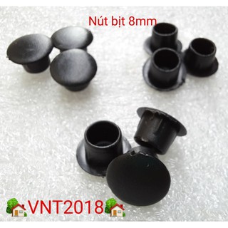 10 Nút nhựa bịt lỗ phi 8mm