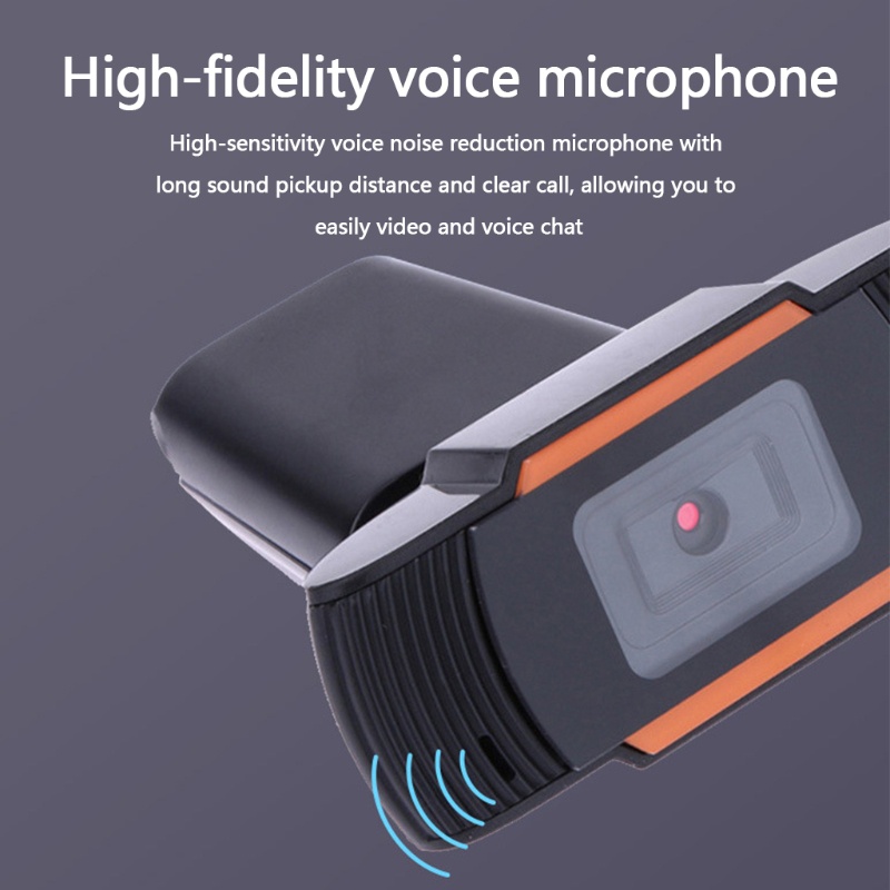 Webcam USB 720p quay được 180 độ cao cấp tiện lợi cho máy tính