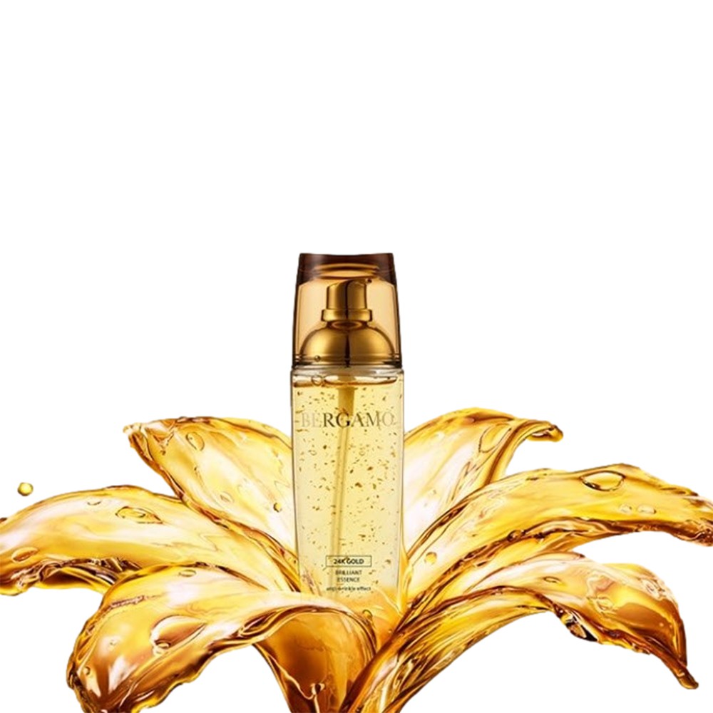 Serum dưỡng sáng da giảm thâm nám giảm mụn dưỡng da trắng da giảm tàn nhang Vàng 24k Bergamo SR14
