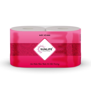 Giấy vệ sinh cao cấp sunlife 2 cuộn có lõi