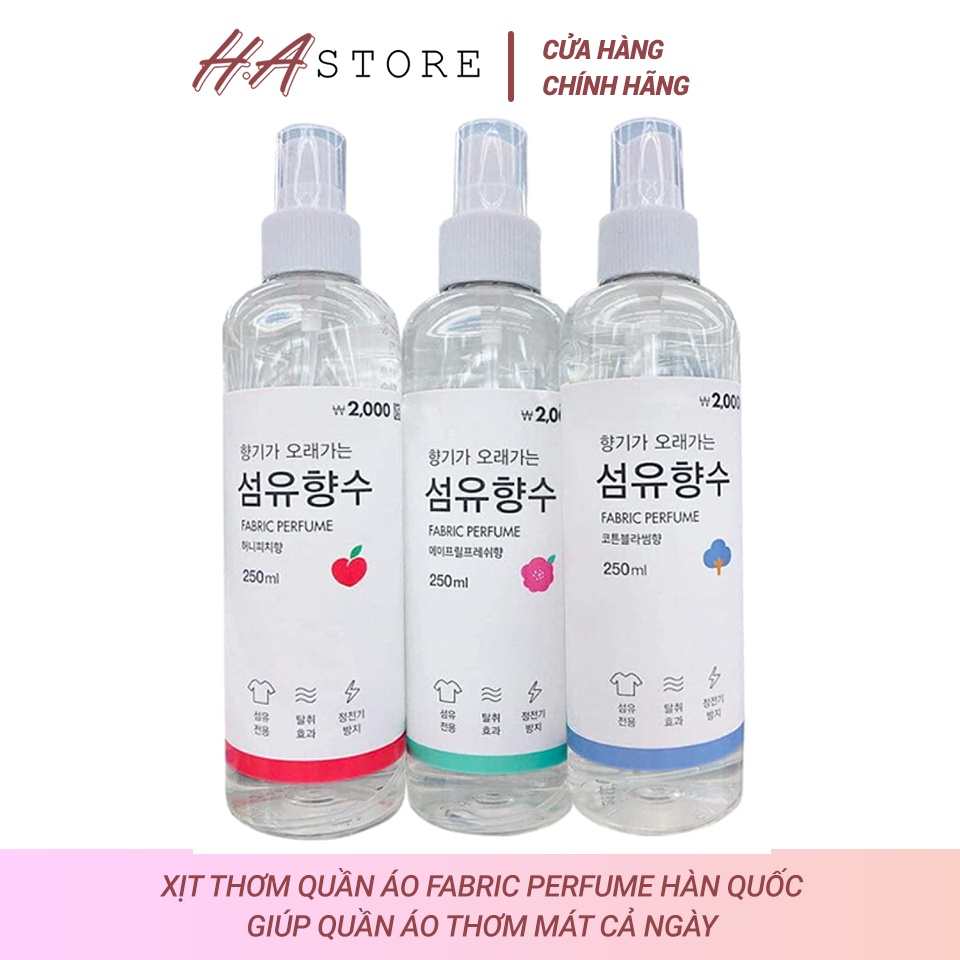 Xịt Thơm Quần Áo Fabric Perfume Hàn Quốc