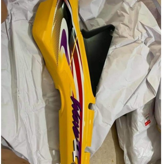 Bộ nhựa dàn áo xe WAVE Alpha đời đầu màu vàng zin honda