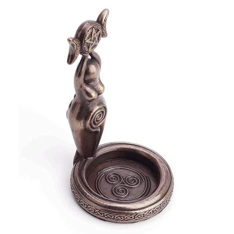 Giá Đỡ Đèn Cầy Bằng Resin Thủ Công Ba Nữ Thần Trang Trí Nhà Cửa / Văn Phòng