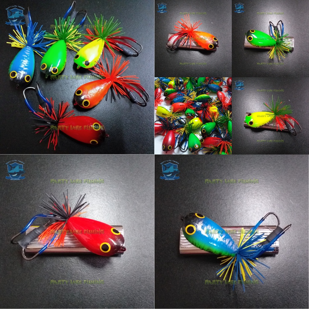 Mồi câu cá lóc - Nhái nhảy Bulls V2 - Made in Thái lan - Mồi chuyên câu cá lóc đen và lóc bông