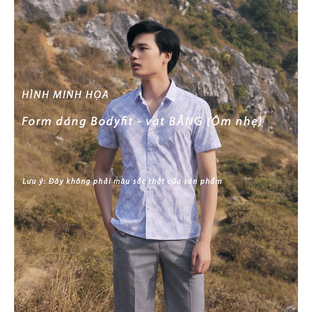 OWEN - (FREESHIP) Áo sơ mi trắng cộc tay dáng BODYFIT (vạt bằng) sợi Sồi- Mã BA23116N2 - OWEN Flagship Store | BigBuy360 - bigbuy360.vn