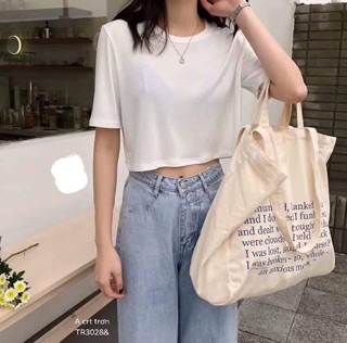 Áo crt trơn dáng thụng (TR)