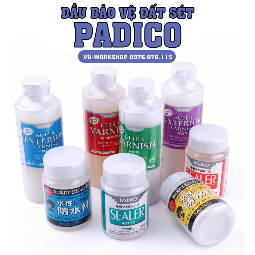 Dầu Bóng Mờ Chống Nước Bảo Vệ Đất Sét Nhật Bản PADICO
