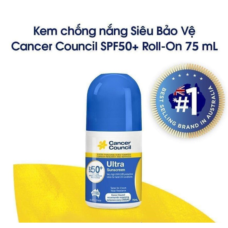 Cancer Council Kem Chống Nắng Ultra Siêu Bảo Vệ SPF50+
