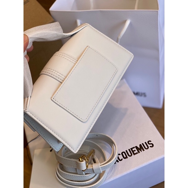 Túi tay cầm mini JACQUEMUS Le Bambino leather bag