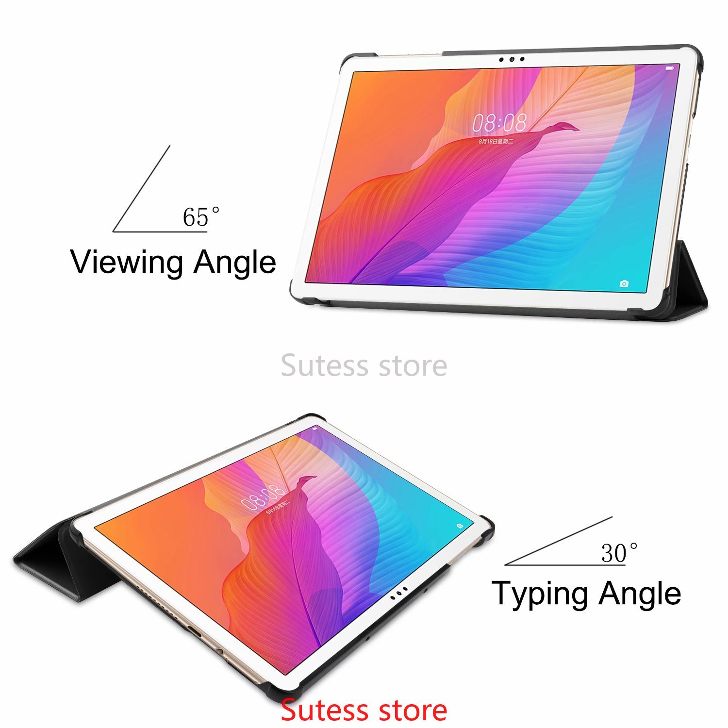Bao da máy tính bảng cứng từ tính dạng lật cho Huawei Matepad T10S T10 | BigBuy360 - bigbuy360.vn