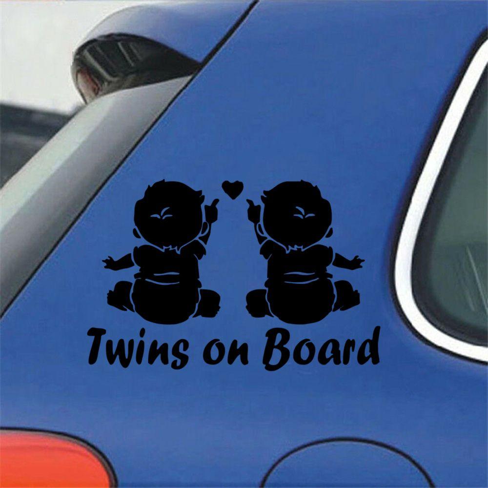 1 Sticker Dán Cửa Sổ Xe Hơi Hình Hoạt Hình Phản Quang