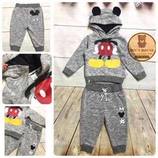 Bộ nỉ mickey sz 0-12m