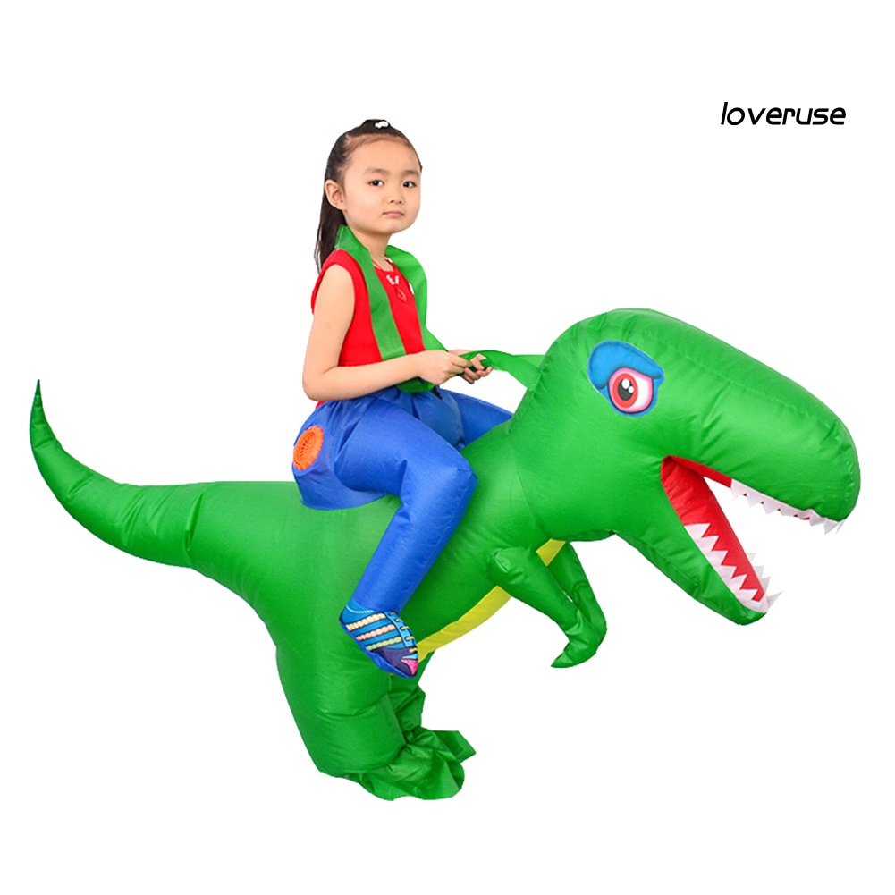 Bộ đồ hóa trang khủng long bơm hơi dành cho trẻ em dịp halloween