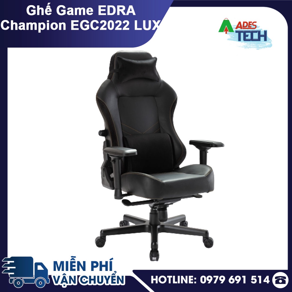 Ghế Gaming EDRA Champion EGC2022 LUX | Ghế Chơi Game Thiết Kế Độc Đáo Thoải Mái | Đồng Hành Cùng Mọi Game Thủ