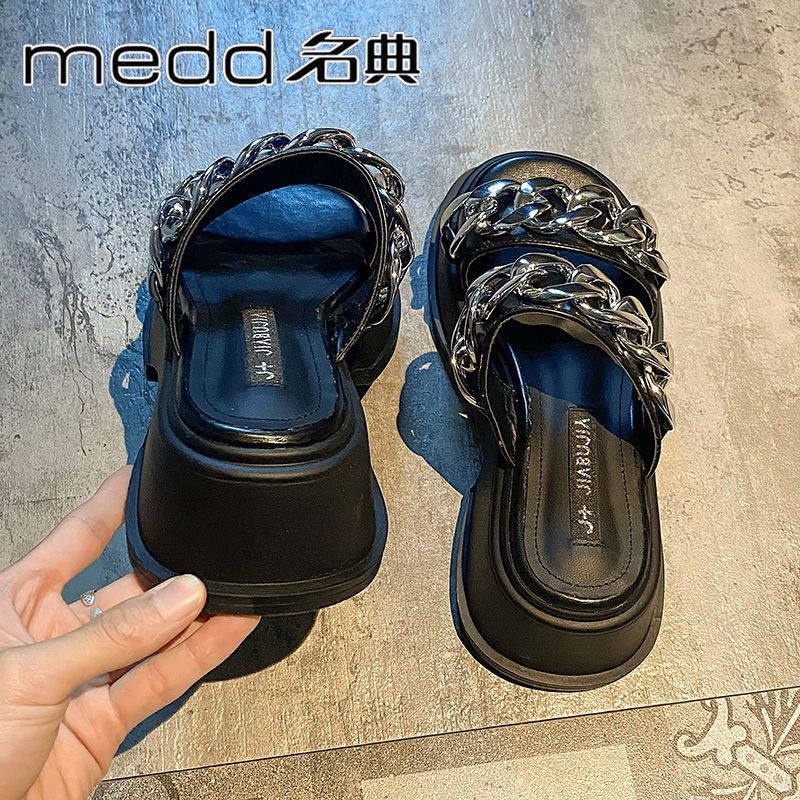 Sandal Đế Dày Chống Trượt Thiết Kế Mới Thời Trang Dành Cho Mùa Hè