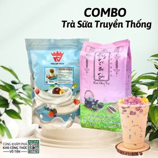 COMBO Trà Sữa Truyền Thống (Hồng Trà+ Bột Sữa) Pha 250 Ly