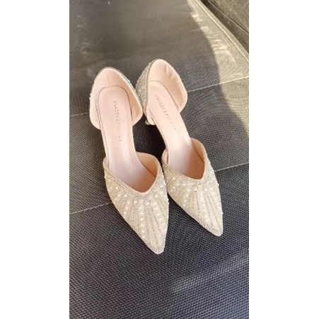 Giày cao gót/Giày nữ, sexy, mũi nhọn, gót nhỏ, đính đá, kiểu dáng thời trang, dễ kết hợp, phù hợp cho mùa xuân