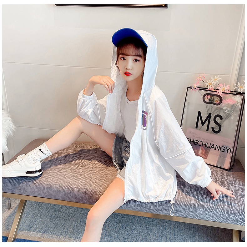 Áo Khoác Chống Nắng Mỏng Thoáng Khí Phong Cách Mới 2022 Cho Bé Gái