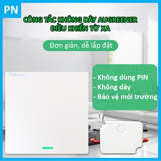 Công tắc không dây, điều khiển từ xa không dùng PIN AUGREENER AS11